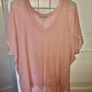 COPY - Express oversized light pink sweater blous…